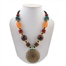 Deals, Discounts & Offers on Accessories - Zephyrr Non-Precious Metal Tibetan Pendant Necklace For Women