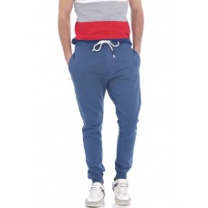 Deals, Discounts & Offers on Men Clothing - Basics Solid Men's Blue Track Pants