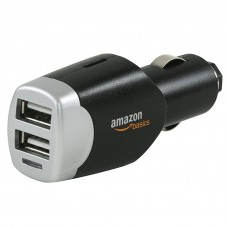 Deals, Discounts & Offers on Car & Bike Accessories - AmazonBasics 4.0 Amp Dual USB Car Charger