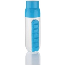 Deals, Discounts & Offers on Storage - Flipkart SmartBuy Pill Organiser 700 ml Bottle(Pack of 1, Blue, Clear)
