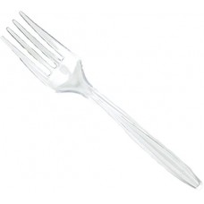 Deals, Discounts & Offers on Personal Care Appliances - Ezee Plastic Disposable Plastic Crystal Fork - 300 Pieces