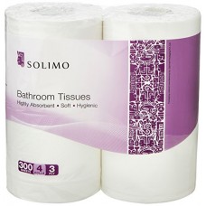 Deals, Discounts & Offers on Personal Care Appliances -  Solimo 3 Ply Bathroom Tissue Toilet Paper Roll - 4 Rolls (160 gm/roll)