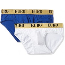 Deals, Discounts & Offers on  - Euro Men's Cotton Brief (Pack of 2) (Colors May Vary) (Size 80-85)