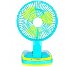 Deals, Discounts & Offers on Home Appliances - Jy Super Rechargeable Ac-Dc 2 Speed And 21 SMD Light 3 Blade Table Fan(Multi Color)