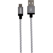 Deals, Discounts & Offers on Mobile Accessories - Philips DLC2518N Sync & Charge Cable(Grey)