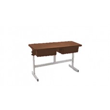 Deals, Discounts & Offers on  - Cello School Mate Kid's Double Desk (Brown)