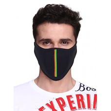 Deals, Discounts & Offers on  - Big Tree C05A3006BK1XXCT Cotton Half Face Mask, All (Black)