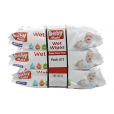 Deals, Discounts & Offers on  -  Babymate Soft Wet Wipes, 80 Pieces per Pack (Pack of 3)