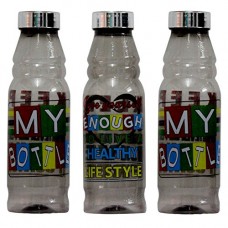 Deals, Discounts & Offers on  - Kitchen Closet Apple Gray Colour 1 Liter Water Bottles (Pack Of 3)