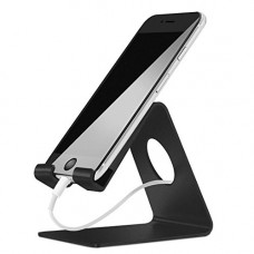 Deals, Discounts & Offers on  -  ELV Advanced 4mm Thickness Aluminum Desktop Cell Phone Tablet Stand For Mobile Phone (All Size) and Tablet (Up to 10.1 inch) - Black