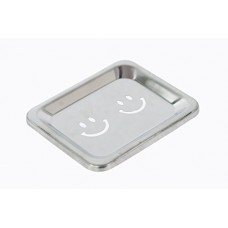 Deals, Discounts & Offers on  - Pindia Set Of 2Pc Stainless Steel Classy Smily Soap Dish Holder Rack For Bathroom Kitchen Washbasin