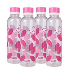 Deals, Discounts & Offers on Home & Kitchen -  Ratan Plastics Aqua Bottle Set, 1 Litre, Set of 4, Pink