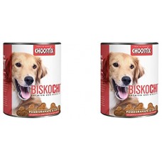 Deals, Discounts & Offers on  - Choostix Biskochi, Pomegranate and Oats, 450g (Pack of 2)