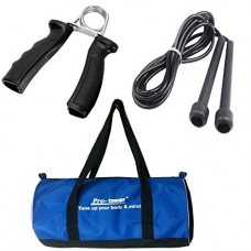 Deals, Discounts & Offers on  - Protoner PROGYMESSENTIAL Skipping Rope, Hand Grip and Gym Bag