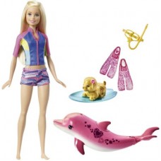 Deals, Discounts & Offers on Toys & Games - Barbie Dolphin Magic Snorkel Fun Friends(Multicolor)