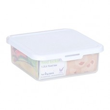 Deals, Discounts & Offers on  - Wham Food Locker Square Plastic Container, 1.2Litre, White