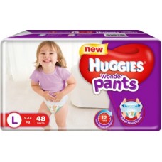 Deals, Discounts & Offers on Baby Care - Huggies Wonder Pants - L(48 Pieces)