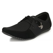 Deals, Discounts & Offers on  - [Size: 6] T-Rock Men's Black Sneaker Casual Shoes