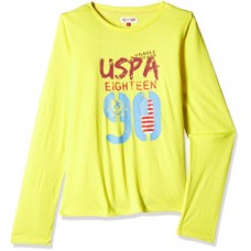 Deals, Discounts & Offers on  - US Polo Girls' T-Shirt (Size: 11-12 Years)