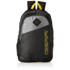 Deals, Discounts & Offers on  - Gear 20 Ltrs Black Casual Backpack (MDBKPECO50104)