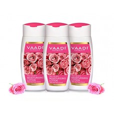 Deals, Discounts & Offers on Personal Care Appliances - Vaadi Herbals Value Moisturising Lotion with Pink Rose Extract, 3 x 110ml
