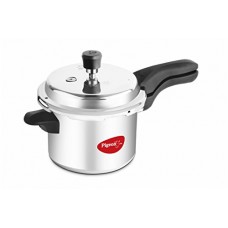 Deals, Discounts & Offers on Home & Kitchen - Pigeon Deluxe Aluminium Pressure Cooker, 3 Litres, Silver