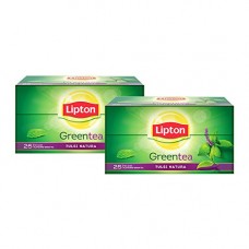 Deals, Discounts & Offers on Grocery & Gourmet Foods -  Lipton Tulsi Natura Green Tea Bags, 25 Tea Bags (Pack of 2)