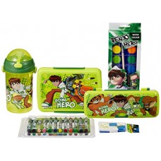 Deals, Discounts & Offers on Home & Kitchen - Cartoon Network Ben 10 Back to School Stationery Combo Set, 999, Multicolor
