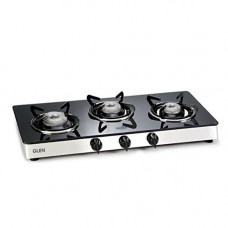 Deals, Discounts & Offers on Home & Kitchen - Glen Kitchen Cooktop GL 1033 GT Glass Gas Stove,Silver / Black