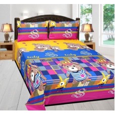 Deals, Discounts & Offers on  - Double Bedsheet with 2 Pillow Covers