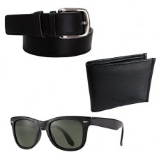Deals, Discounts & Offers on  -  Elligator combo of Belt card holder and sunglass For Men's
