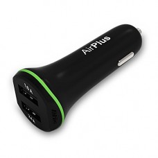 Deals, Discounts & Offers on  - AirPlus 2-USB Port 3.4 Amp Car Charger (Black)