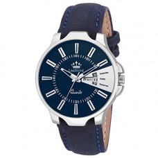 Deals, Discounts & Offers on  -  Limestone Analog Blue Dial Mens Watch (Ls2666)