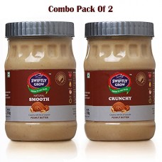 Deals, Discounts & Offers on  - Swiftly Grow Natural Smooth + Crunchy Peanut Butter Creamy 1020 gm