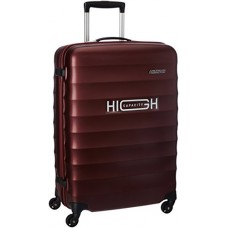 Deals, Discounts & Offers on  - American Tourister Polyester 55 cms Crimson Red Hardsided Suitcase (71W (0) 10 001)