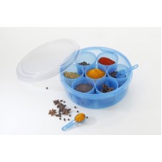 Deals, Discounts & Offers on Kitchen Containers - Flipkart SmartBuy SPICE BOX - 700 ml Plastic Spice Container(Blue)