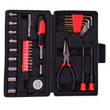 Deals, Discounts & Offers on Gardening Tools - Visko ST9252A Hand Tool Set (Red, 35-Pieces)