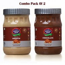 Deals, Discounts & Offers on  - Swiftly Grow Natural Smooth + Chocolate Peanut Butter Creamy 1020 gm