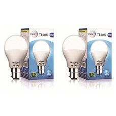 Deals, Discounts & Offers on  -  Wipro Tejas Base B22 9-Watt LED Bulb (Pack of 2, Cool Day Light)