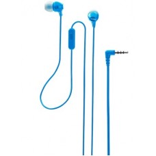 Deals, Discounts & Offers on Headphones - Sony MDR-EX14AP Headset with Mic (Blue, In the Ear)