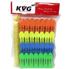 Deals, Discounts & Offers on Home Improvement - KVG Plastic Cloth Clips(Multicolor Pack of 29)