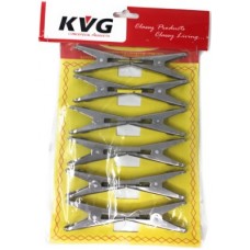 Deals, Discounts & Offers on Home Improvement - KVG Stainless Steel Cloth Clips(Steel Pack of 12)