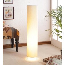 Deals, Discounts & Offers on  - Beige Poly Cotton Floor Lamp by Lamp House