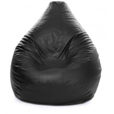 Deals, Discounts & Offers on Furniture - Classic XXXL Bean Bag with Beans in Black Colour by Style HomeZ