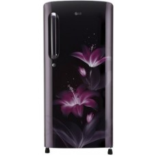 Deals, Discounts & Offers on Home Appliances - LG 190 L Direct Cool Single Door 4 Star Refrigerator(Purple Glow, GL-B201APGX)