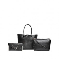 Deals, Discounts & Offers on Watches & Handbag - Diana Korr Women's Handbag with Sling (Black) (Set of 3) (DK123CBLK)