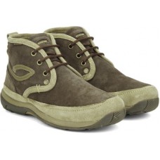 Deals, Discounts & Offers on Men - (Size 7,8,9) Woodland Mid Ankle Sneakers For Men(Brown, Olive)