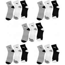Deals, Discounts & Offers on Men - Puma Men & Women Ankle Length Socks(Pack of 15)
