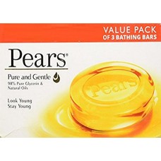 Deals, Discounts & Offers on Personal Care Appliances - Pears Pure and Gentle Soap Bar, 125g (Pack of 3)