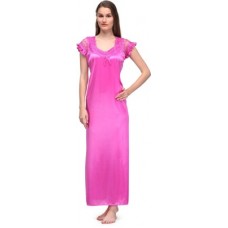 Deals, Discounts & Offers on Women - Oleva Women Nighty(Pink)
